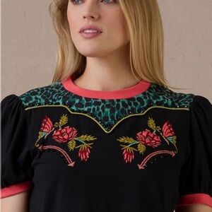 Double D Ranch Sparkle & Shine Top XS NWT